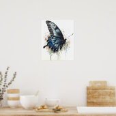 Frack Butterfly Art Print Poster (Küche)