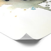 Frack Butterfly Art Print Poster (Ecke)