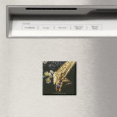 Frack Butterfly auf Blume, nah Magnet (In Situ (Geschirrspüler))