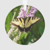 Frack Butterfly auf Lila Wildblumen Ornament (Rückseite)