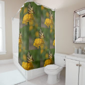 Frack Butterfly auf Zinnia Duschvorhang (Beispiel)