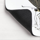 Frack Butterfly Bleich weiß Mousepad (Ecke)