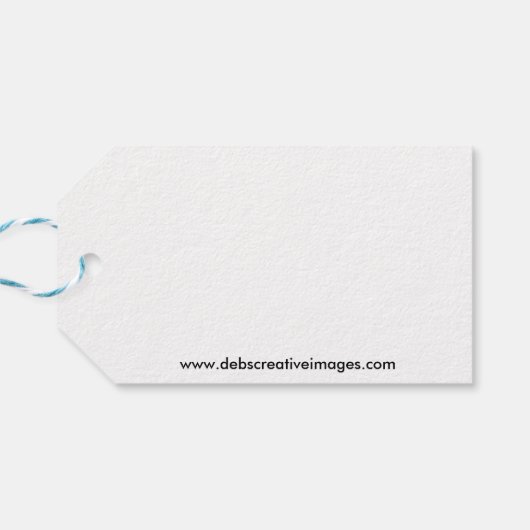 Frack Butterfly Geschenkanhänger (Rückseite Horizontal)