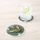 Frack Butterfly I auf Milkweed in Shenandoah Getränkeuntersetzer (Seite)