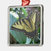 Frack Butterfly I auf Milkweed in Shenandoah Silbernes Ornament (Links)