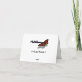 Frack Butterfly II in Shenandoah Dankeskarte (Rückseite)