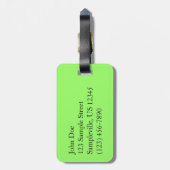 Frack Butterfly II in Shenandoah Gepäckanhänger (Rückseite vertikal)