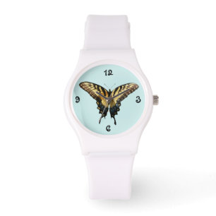 Frack Butterfly III Schönes farbiges Foto Armbanduhr