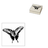 Frack Butterfly III Schönes farbiges Foto Gummistempel (Stempel)