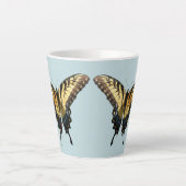 Frack Butterfly III Schönes farbiges Foto Milchtasse (Vorderseite)