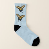 Frack Butterfly III Schönes farbiges Foto Socken (Rechts - Außen)