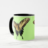 Frack Butterfly III Schönes farbiges Foto Tasse (Vorderseite Links)