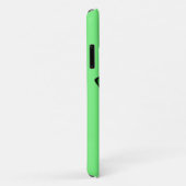 Frack Butterfly in Grün, Türkis und Schwarz Case-Mate iPhone Hülle (Hinten/Rechts)