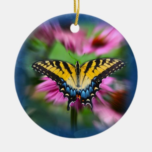 Frack Butterfly Keramik Ornament (Vorne)