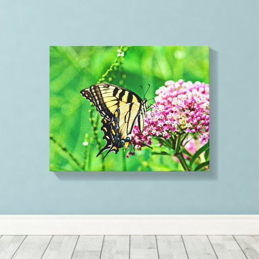 Frack Butterfly Leinwanddruck (Insitu (Holzboden))