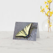 Frack Butterfly mit Irish Quote Note Card Karte (Gelbe Blume)