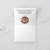 Frack Butterfly mit Irish Quote Note Card Karte (Innenseite)