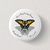 Frack Butterfly Monogramm Button (Vorderseite)