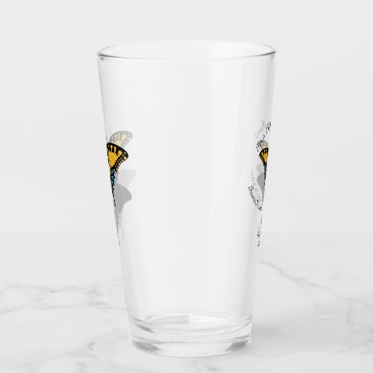 Frack Butterfly Monogramm Glas (Rechts)