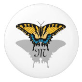 Frack Butterfly Monogramm Keramikknauf (Vorderseite)