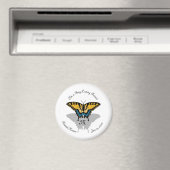 Frack Butterfly Monogramm Magnet (In Situ (Geschirrspüler))
