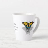 Frack Butterfly Monogramm Milchtasse (Rechte Ecke)