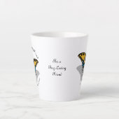 Frack Butterfly Monogramm Milchtasse (Vorderseite)