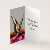 Frack Butterfly, rosa Blume (Innenseite)