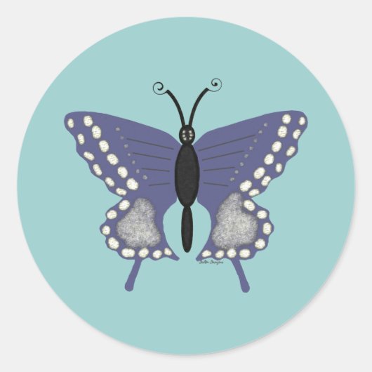 Frack Butterfly Sticker (Vorderseite)