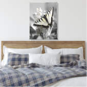 Frack Butterfly Stretched Canvas Print Leinwanddruck (Insitu (Schlafzimmer))