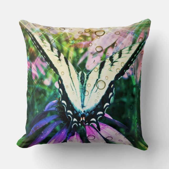 Frack Butterfly Throw Kissen (Vorderseite)