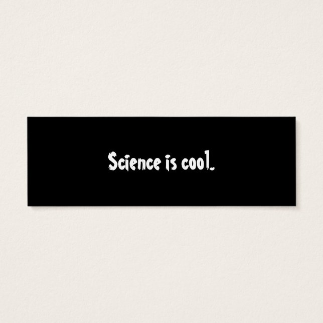 Frack Cat Science Lesezeichen (Rückseite)