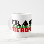 Frack der Planet Kaffeetasse (Vorderseite Links)
