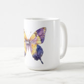 Frack Dreams: Traum Big Butterfly Kaffeetasse (VorderseiteRechts)