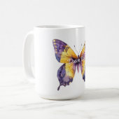 Frack Dreams: Traum Big Butterfly Kaffeetasse (Vorderseite Links)