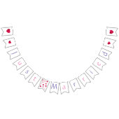 Frack Just Married Wimpelkette (Alle)