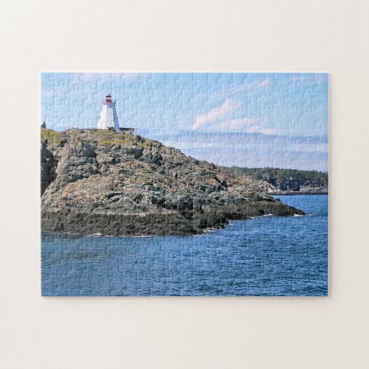 Frack Lighthouse Grand Manan Jigsaw Puzzle (Horizontal)