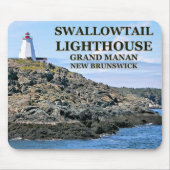 Frack Lighthouse, Grand Manan, N.B. Mousepad (Vorne)
