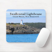 Frack Lighthouse, Grand Manan, N.B. Mousepad (Mit Mouse)