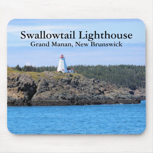 Frack Lighthouse, Grand Manan, N.B. Mousepad (Vorne)