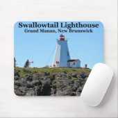 Frack Lighthouse, Grand Manan, N.B. Mousepad (Mit Mouse)