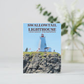 Frack Lighthouse, Grand Manan N.B. Postcard Postkarte (Stehend Vorderseite)