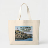 Frack Lighthouse Grand Manan N.B. Tote Bag Jumbo Stoffbeutel (Vorne)