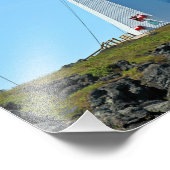 Frack Lighthouse Grand Manan NB Foto drucken (Ecke)