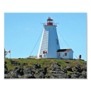 Frack Lighthouse Grand Manan NB Foto drucken