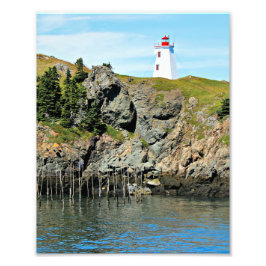 Frack Lighthouse Grand Manan NB Foto drucken