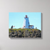 Frack Lighthouse Grand Manan Wrapped Canvas Leinwanddruck (Vorderseite)