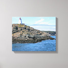 Frack Lighthouse Grand Manan Wrapped Canvas Leinwanddruck