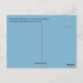 Frack Lighthouse North Head New Brunswick Postkarte (Rückseite)