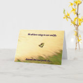 Frack Monet Karte (Gelbe Blume)